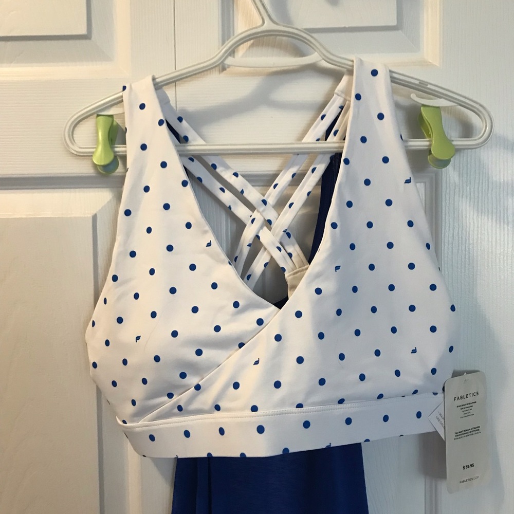 Fabletics sports bra built in tank